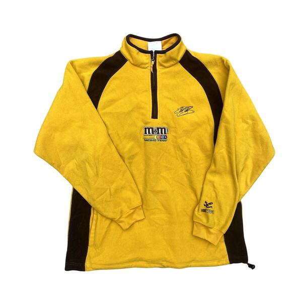 Elliott Sadler Chase Authentics M&M's Nascar Jacket Coat Fleece Men's Size L - Picture 1 of 5